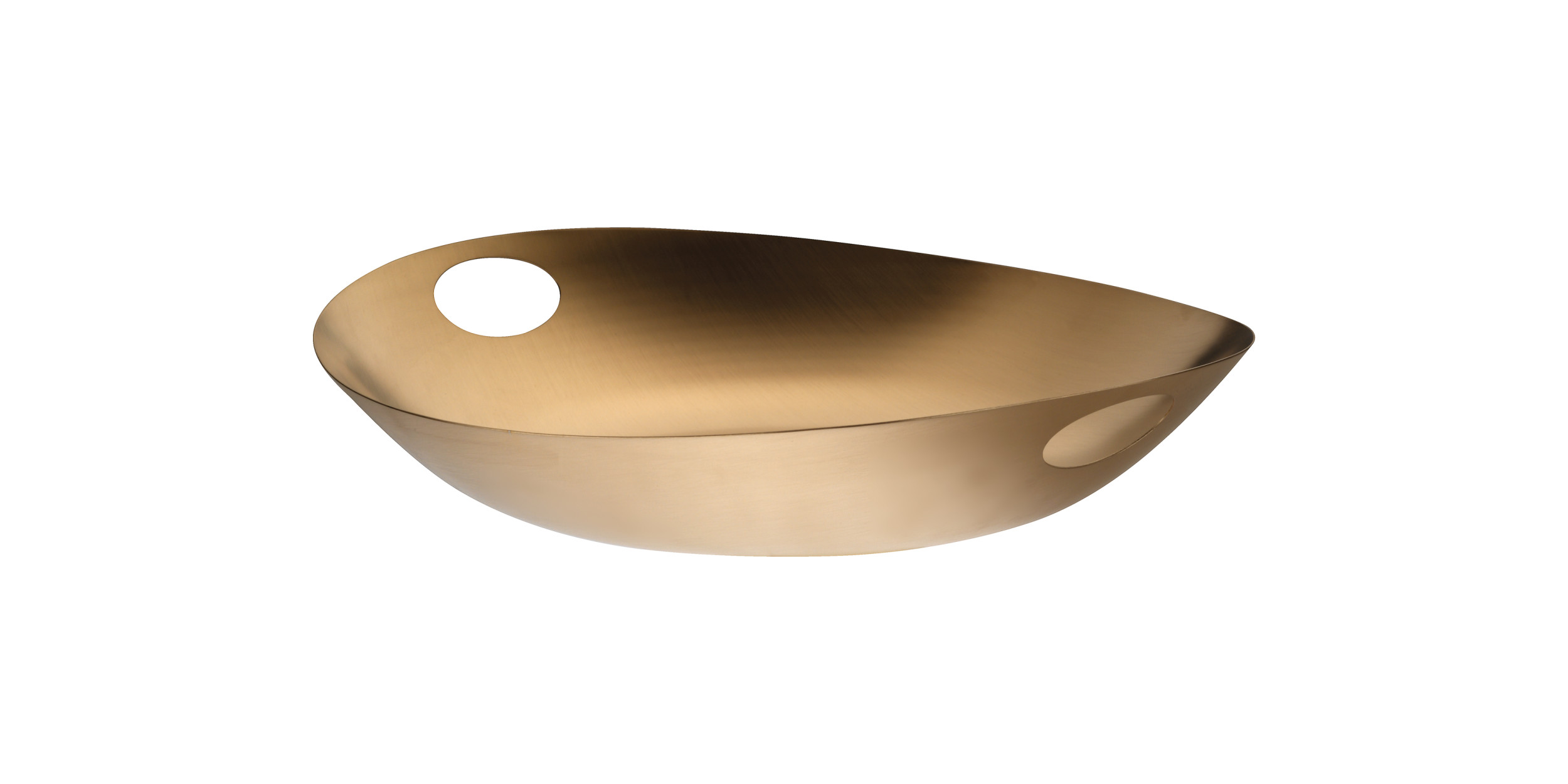 Fretworked Bowl Cm 40 Due Ice Oro