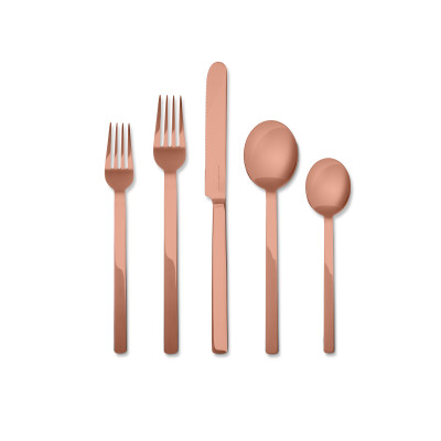005 - Cutlery set 5pcs Stile Bronzo