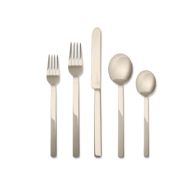 005 - Cutlery set 5pcs Stile Champagne