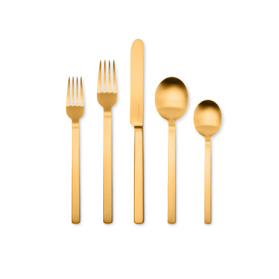 005 - Cutlery set 5pcs Stile Ice Oro