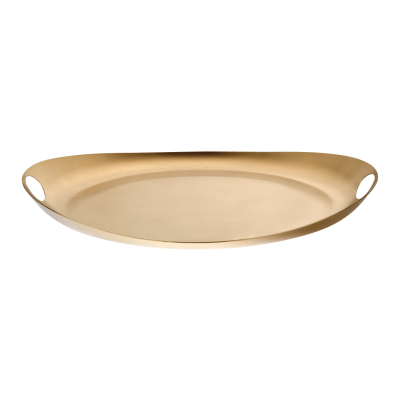 Fretworked Tray Due Ice Oro