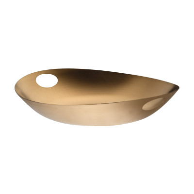 Fretworked Bowl Cm 40 Due Ice Oro