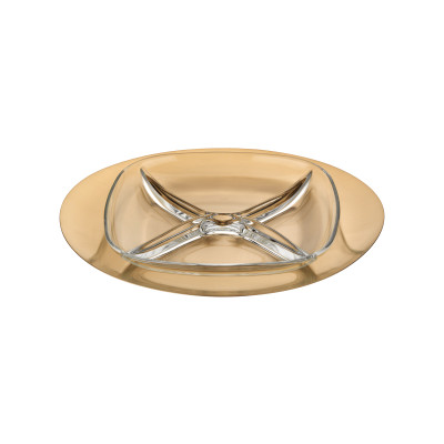 Sq.Hors D'Oeuvre Tray Due Ice Oro