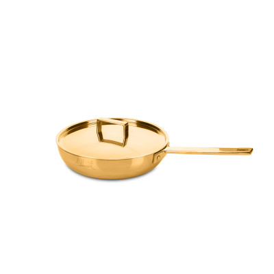 Frying pan one handle 'Attiva' gold