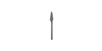 20 - Table fish knife Stile Oro Nero Ice