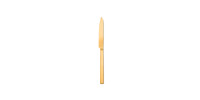 36 - Steak knife Stile Ice Oro