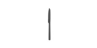 36 - Steak knife Stile Oro Nero