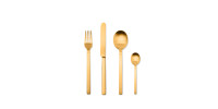 004 - 4 Cutlery set 4pcs Stile Ice Oro