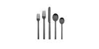 005 - Cutlery set 5pcs Stile Oro Nero Ice