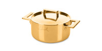 Casserole 2 handles 'Attiva' gold