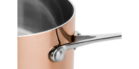 Bundel koperen koekenpan + steelpan