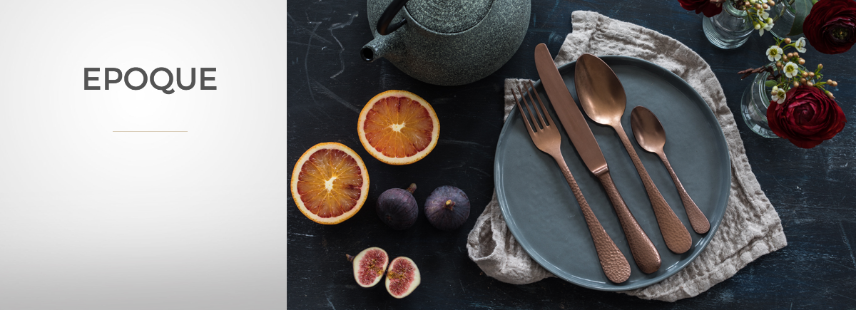 Epoque Hammered Flatware by Mepra